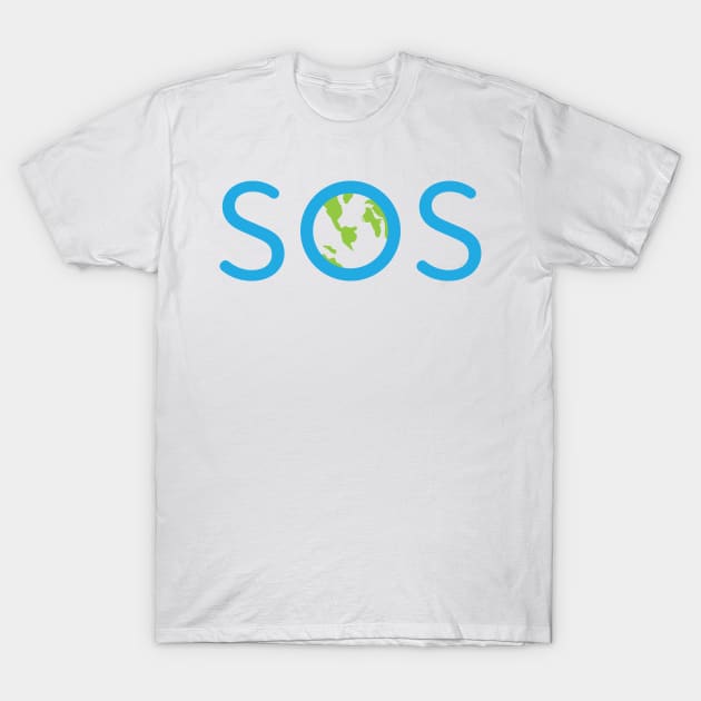 SOS Earth T-Shirt by TheMoodyDecor